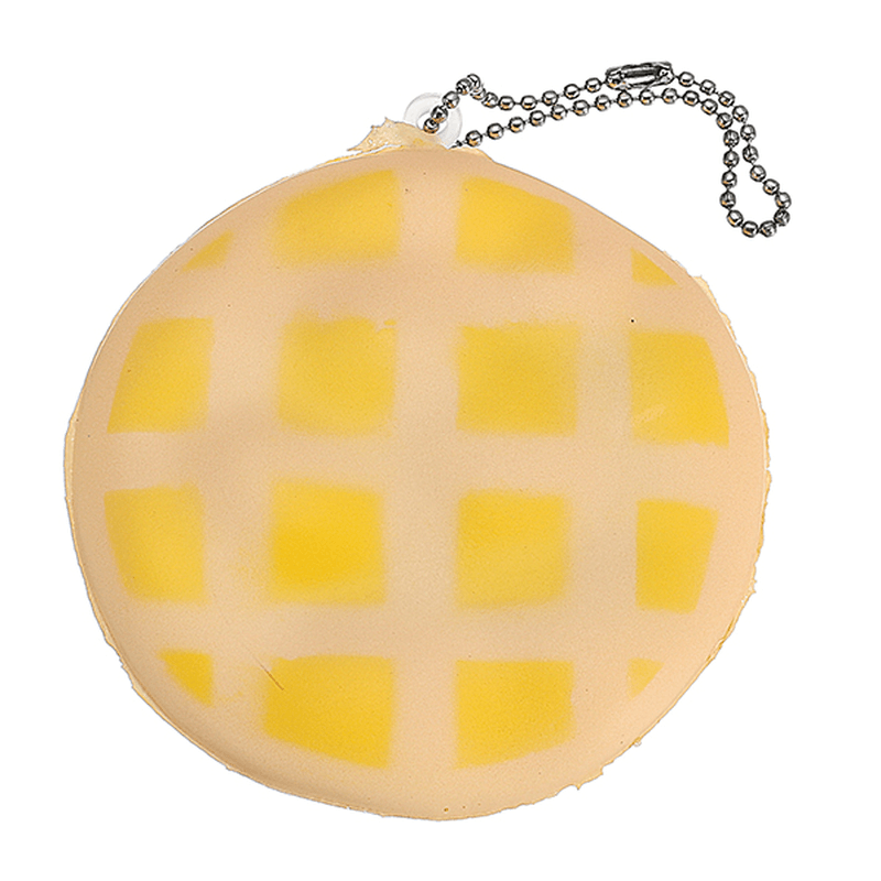 6Cm Squishy Sound Crack Biscuit Cookie Pendant Japanese Style Cracker Kids Gift with Packaging