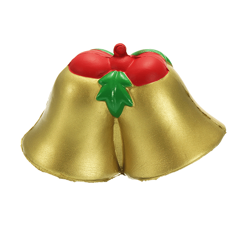 Chamäleon Squishy Christmas Jingle Bell Langsam steigendes Spielzeug mit Verpackung Kinder Weihnachtsgeschenk Dekor