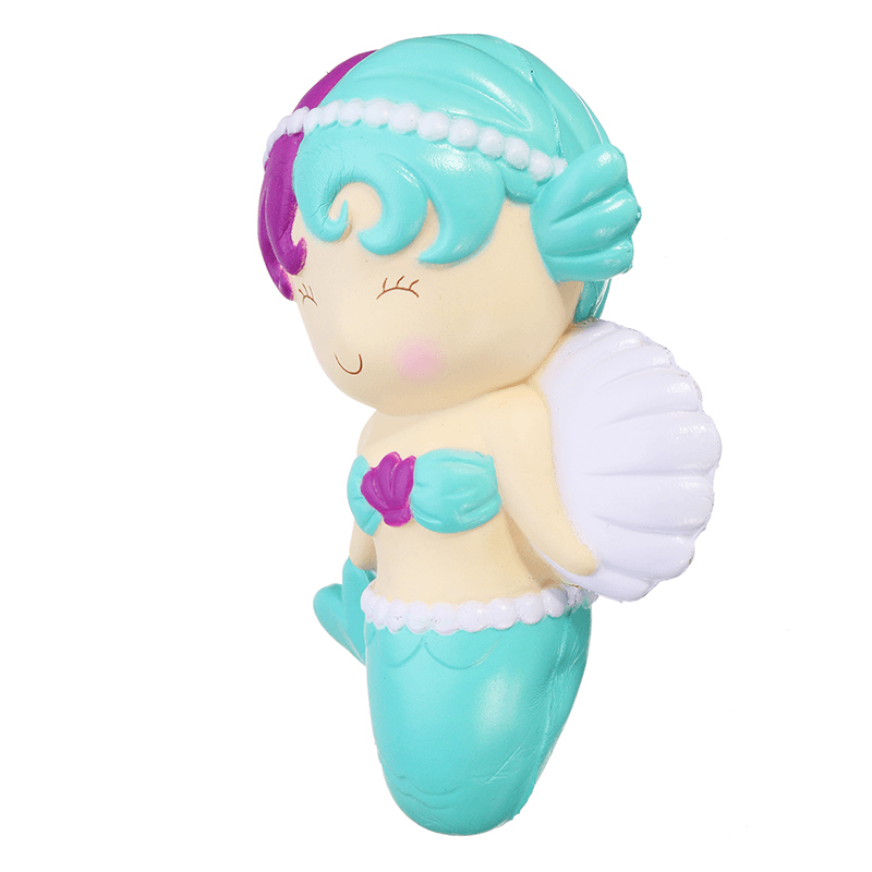 Oriker Squishy Angel Mermaid 16Cm Soft Sweet Slow Rising Original Packaging Collection Gift Decor