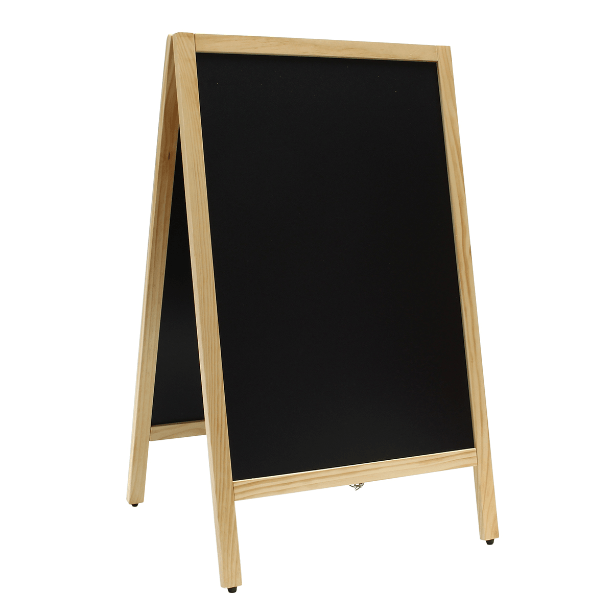 24X39 Inch Double-Sided Foldable Pinewood Frame Chalkboard Wedding Shop Sign Memo Message Menu Board