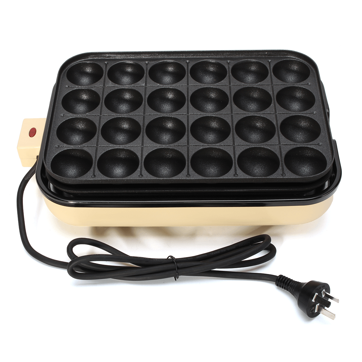 EUPA 24 Löcher Takoyaki Grill Pfanne Platte Kochen Octopus Ball Kitchen Maker Backform