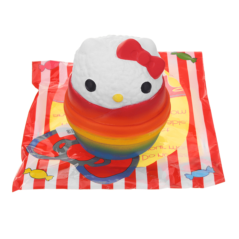 Angie Squishy Onigiri Sushi Jumbo 12 cm, duftend, langsam aufsteigend, Originalverpackung, Sammlung, Geschenk, Dekoration, Spielzeug