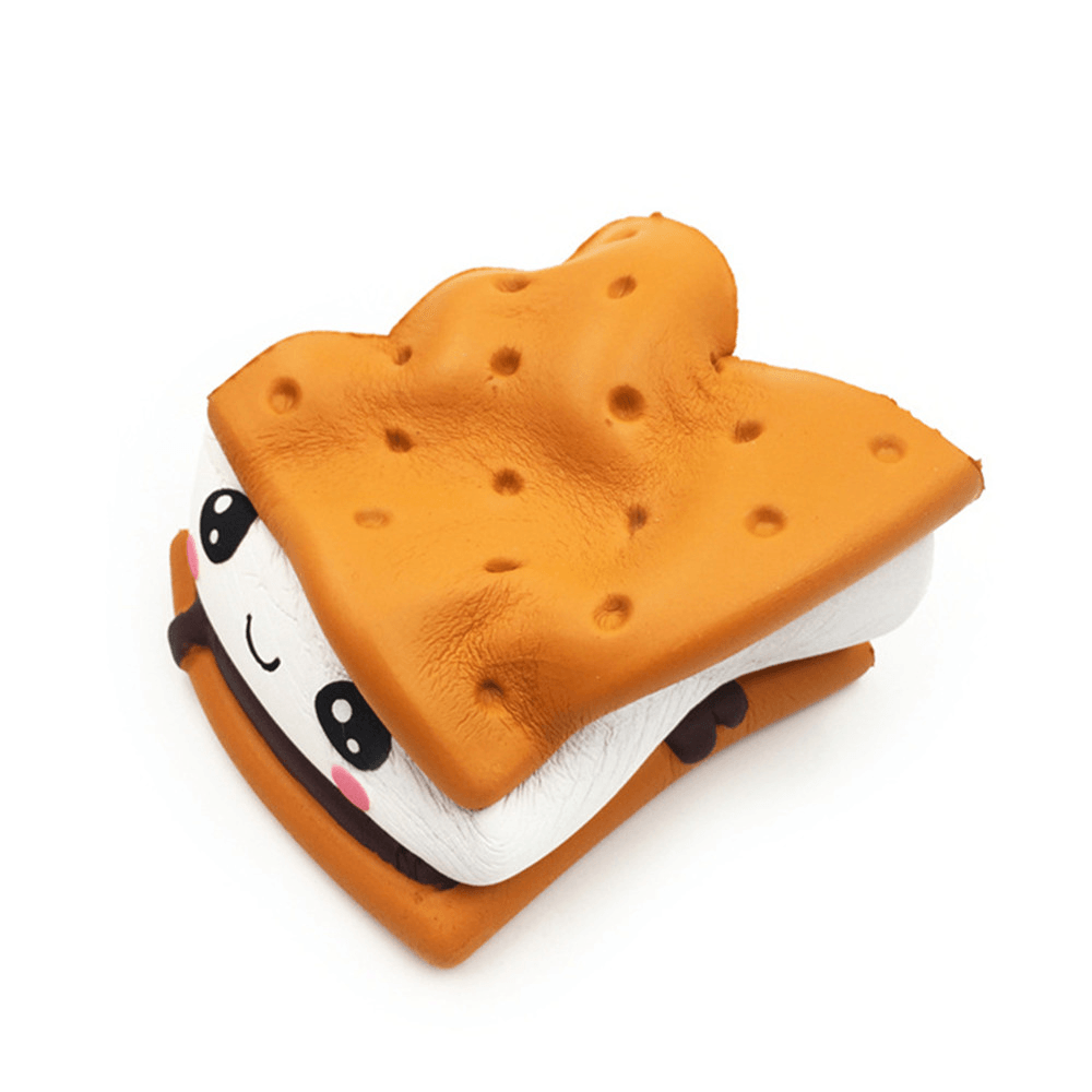 Gigglebread S'More Chocolate Biscuit Squishy 9.5*9*6CM Licensed Slow Rising with Packaging Collection Gift