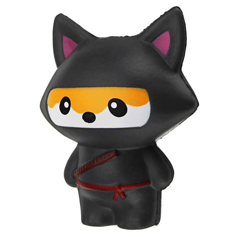 14 Cm Simpatico Jumbo Squishy Ninja Cat Fox Panda Profumato Super Slow Rising Kids Toy Gift