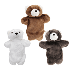 27 cm peluche orso fiaba burattino di mano classico per bambini figura giocattoli peluche