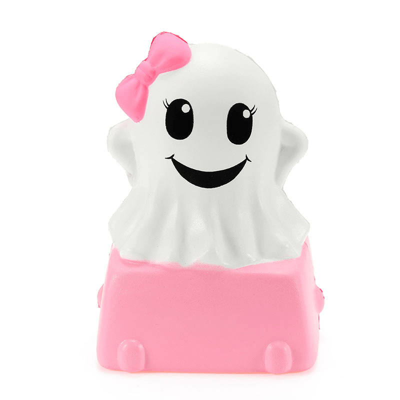 Connie Squishy Ghost Cake Humbo 12Cm Slow Rising with Packaging Halloween Decor Collection Gift Toy