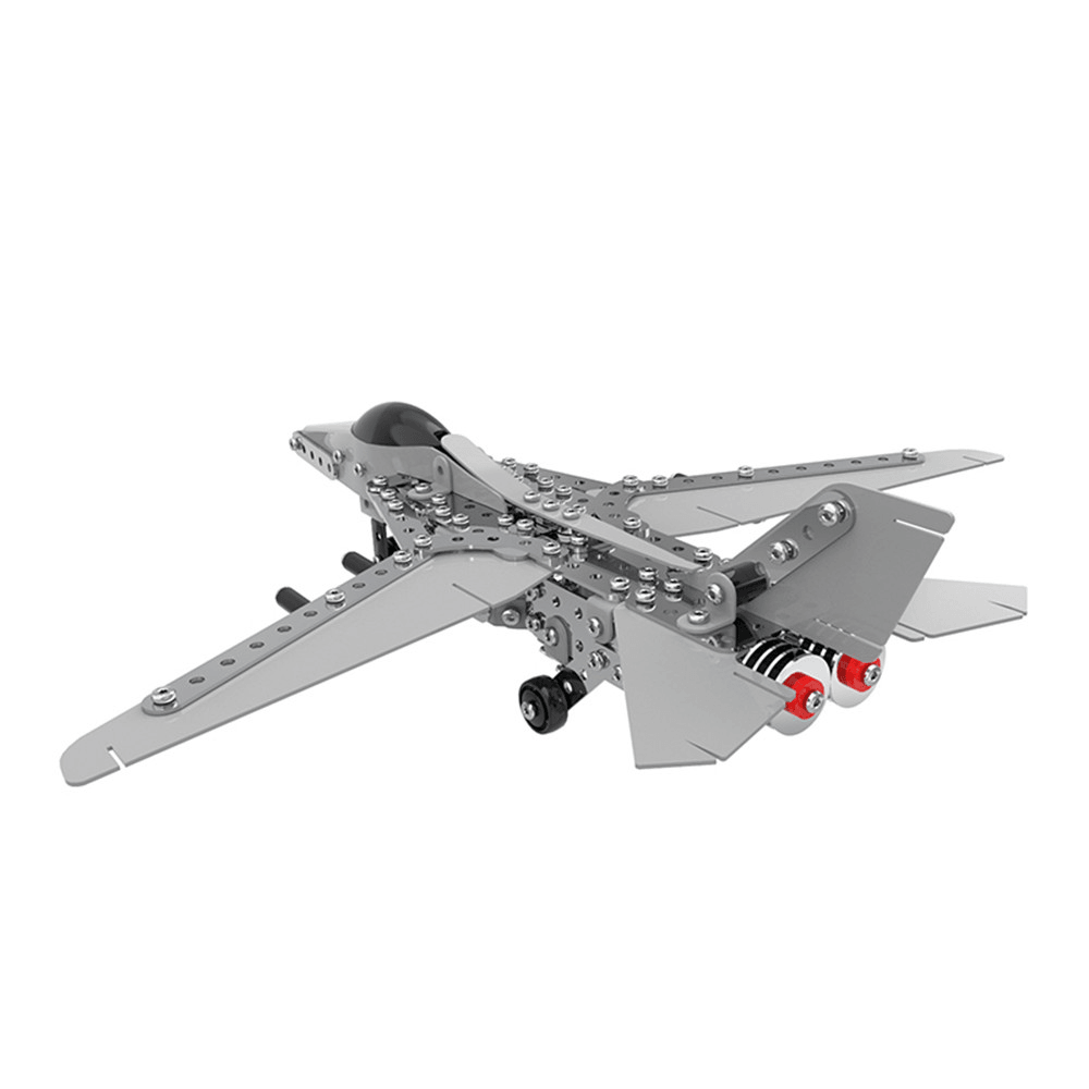 Mofun 3D Metal Puzzle Model Building Stainless Steel Aircraft Fighter Plane 470PCS