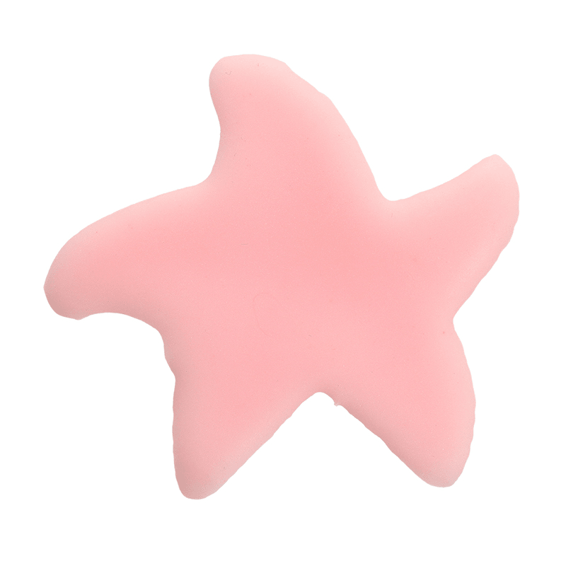 Pink White Starfish Mochi Squishy Squeeze Healing Toy Kawaii Collection Stress Reliever Gift Decor