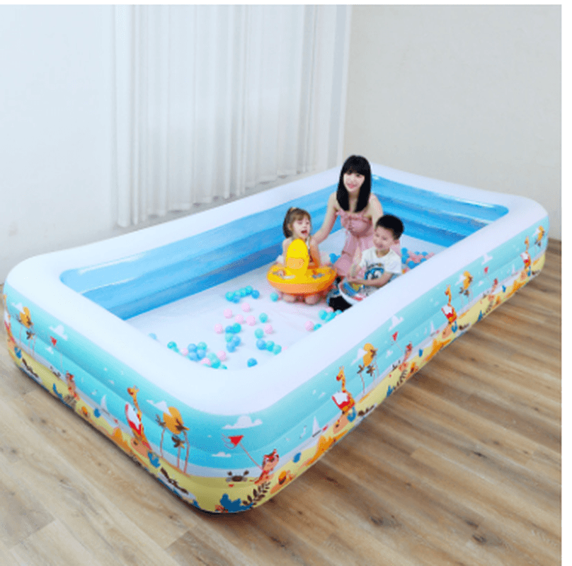 1.8/2.1/3.6M Inflatable Swimming Pool with Bottom Layer Cotton