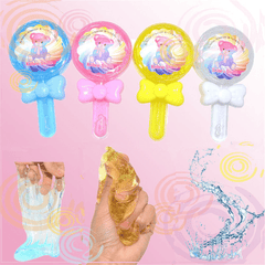 Kiibru Lollipop Slime 12.5*6.5*2.5CM Transparent Jelly Mud DIY Gift Toy Stress Reliever