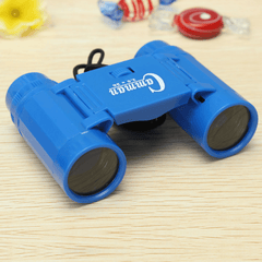 Telescopio binocular de juguete con aumento de 2,5 X 26 para niños y correa para el cuello