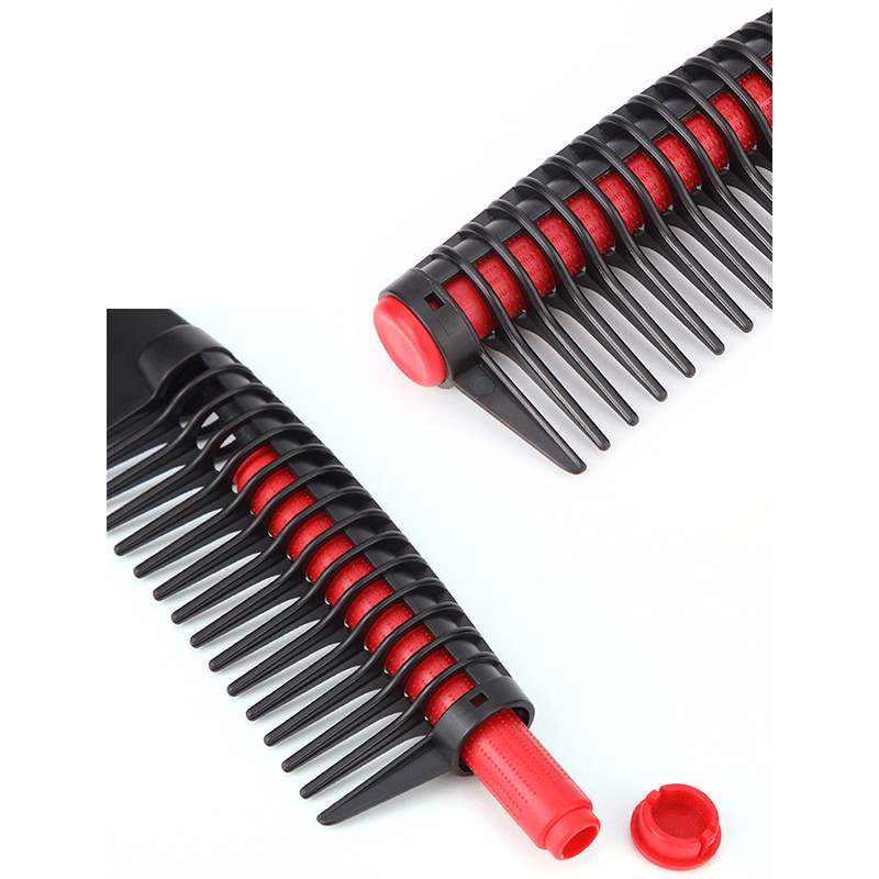 Anti-Hair Loss Roller Comb Hair Curling Brush Comb Hairbrush Hairdressing Comb Pro Salon Barber Styling Hair Brush Tool