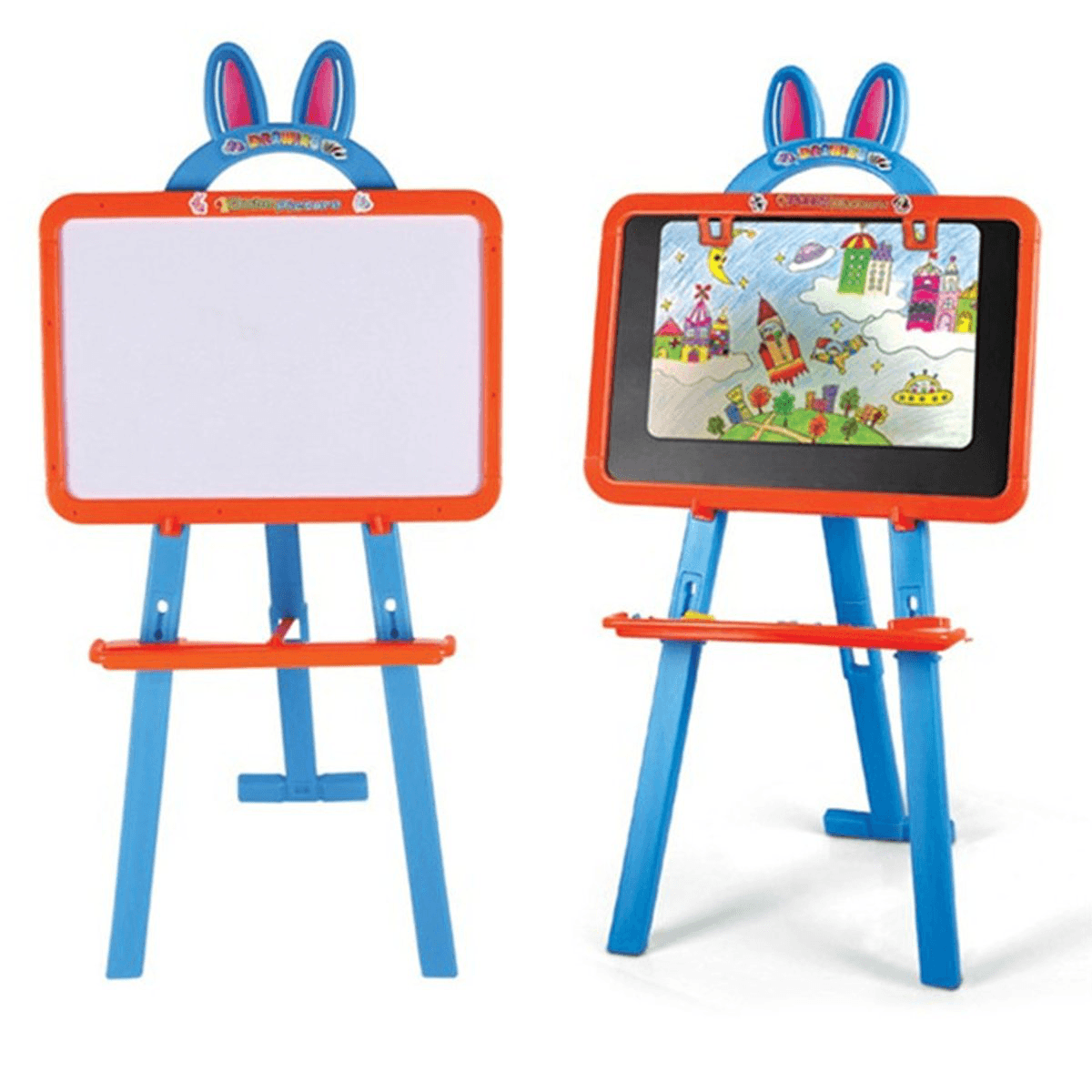 3 in 1 Magnetic Writing Drawing Board Double Side Learning Easel Educational Toys for Kids