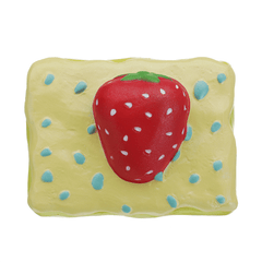 Kiibru Strawberry Mousse Cake Squishy 10*8*8.5CM Licensed Slow Rising with Packaging Collection Gift