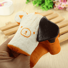 Squishy Toy 8 Seconds Slow Rising Super Soft Cute Fragrance Reality Touch Bear Toast Bread Decor