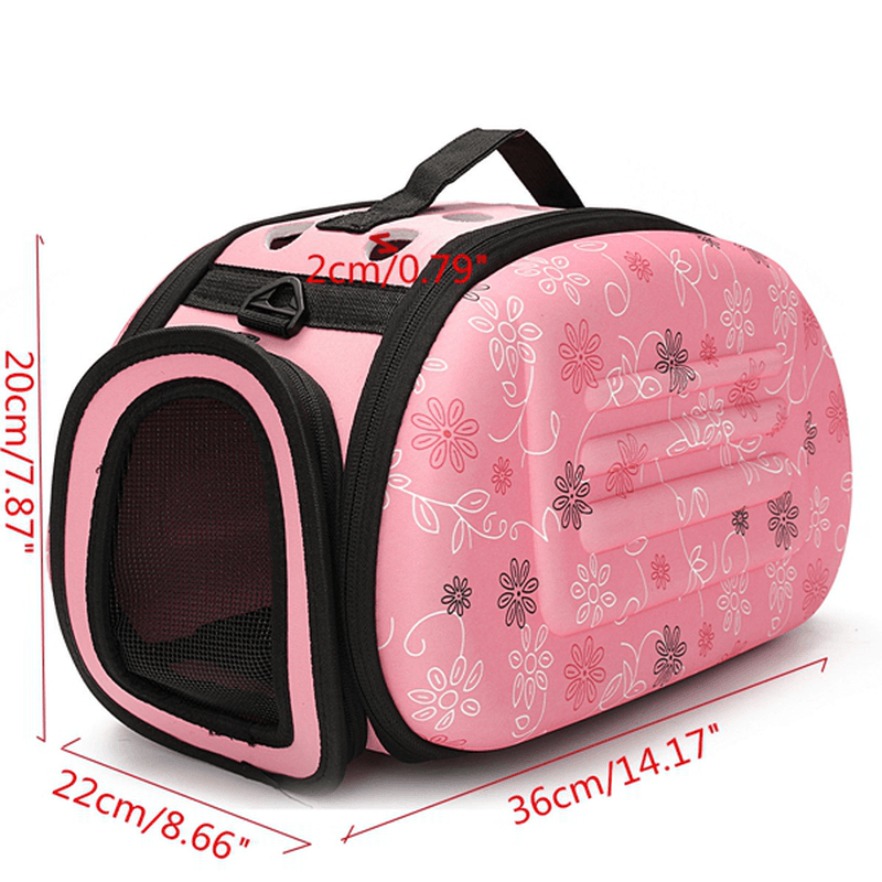 Tragbare kleine Tragetasche für kleine Haustiere, Hunde und Katzen, Reisetasche, Umhängetasche, Käfighaus