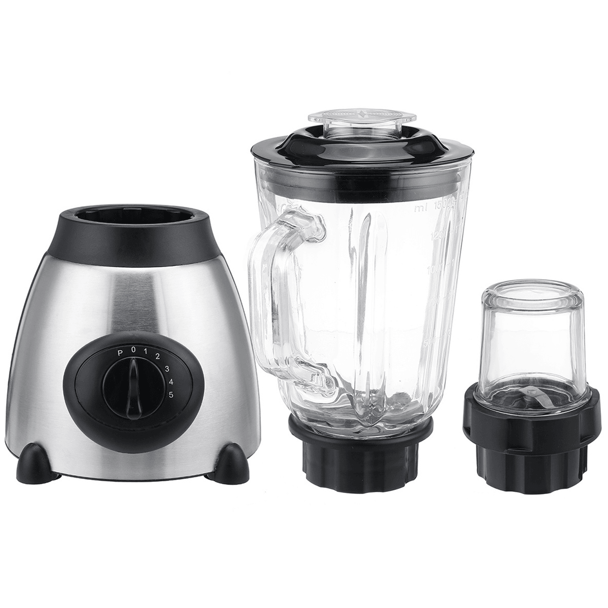 QT Multifunctional Electric Juicer AC220-240V 850W Quick Juice Stainless Steel Glass Body for Kitchen