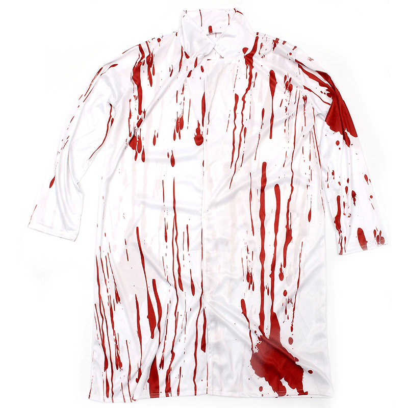 Halloween Costume Terror Nurse and Doctor Clothes with Blood Adult Costume