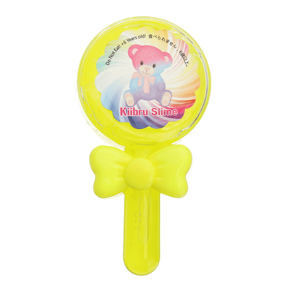 Kiibru Lollipop Slime 12.5*6.5*2.5CM Transparent Jelly Mud DIY Gift Toy Stress Reliever