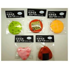 6Cm Squishy Sound Crack Biscuit Cookie Pendant Japanese Style Cracker Kids Gift with Packaging