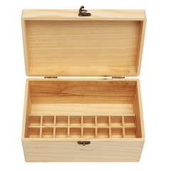 32 Gitter Holzflaschen Box Container Organizer Aufbewahrung für ätherische Öle Aromatherapie