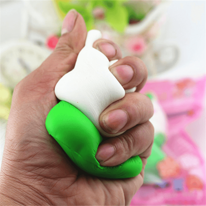 11.5Cm PU Corful Green Cat Slow Rising Squishy Decompression Toys with Original Packaging