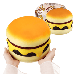 Cutie Creative Squishy Cheese Beef Burger Hamburguesa Gigante Humongous 22 CM Pan Jumbo Regalo Juguetes Blandos