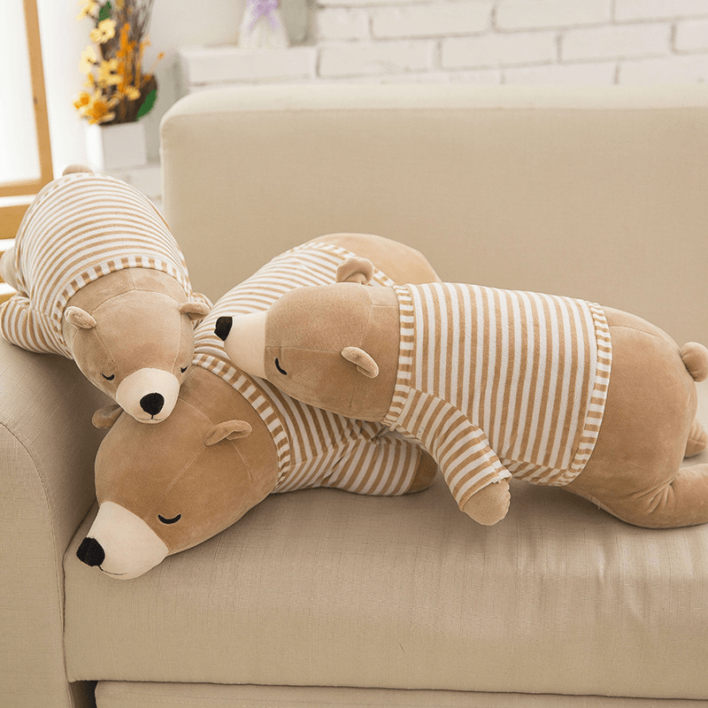 4 Styles Cute Cartoon Plush Polar Bear Doll PP Cotton Filling Home Decor Child Plush Toys