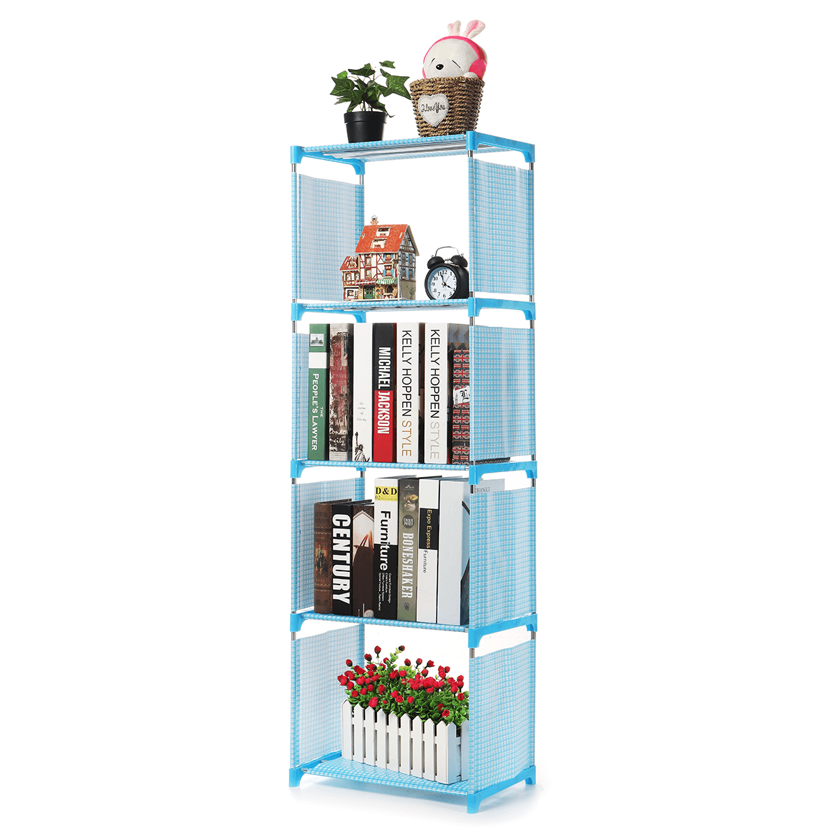 Multi Layer Simple Shelf Iron Art Landing Creative Storage Cabinet Organizer Shelf for Children'S Toys and Books