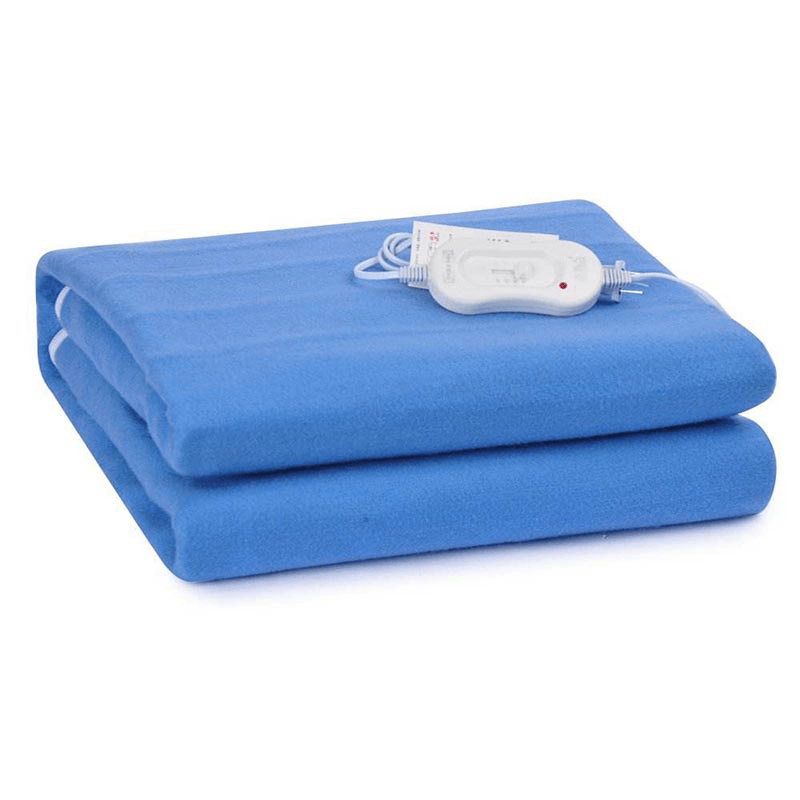 Baizheng 110V 60W 115/65CM Electric Blanket Automatic Overheat Protection Function with Adjustable Temperature Regulator for Bedroom Sets