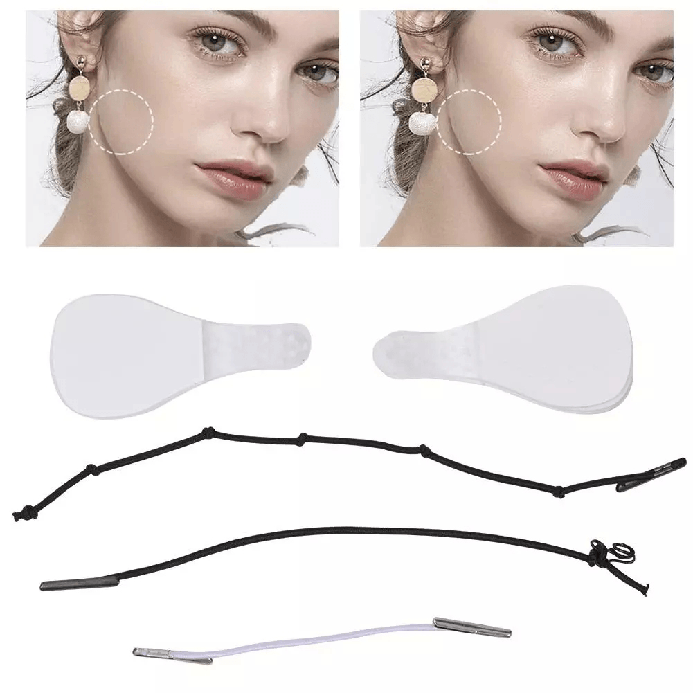 40Pcs/Set Invisible Thin Face Stickers V-Shape Face Facial Line Wrinkle Sagging Skinface Lift up Fast Chin Adhesive Tape