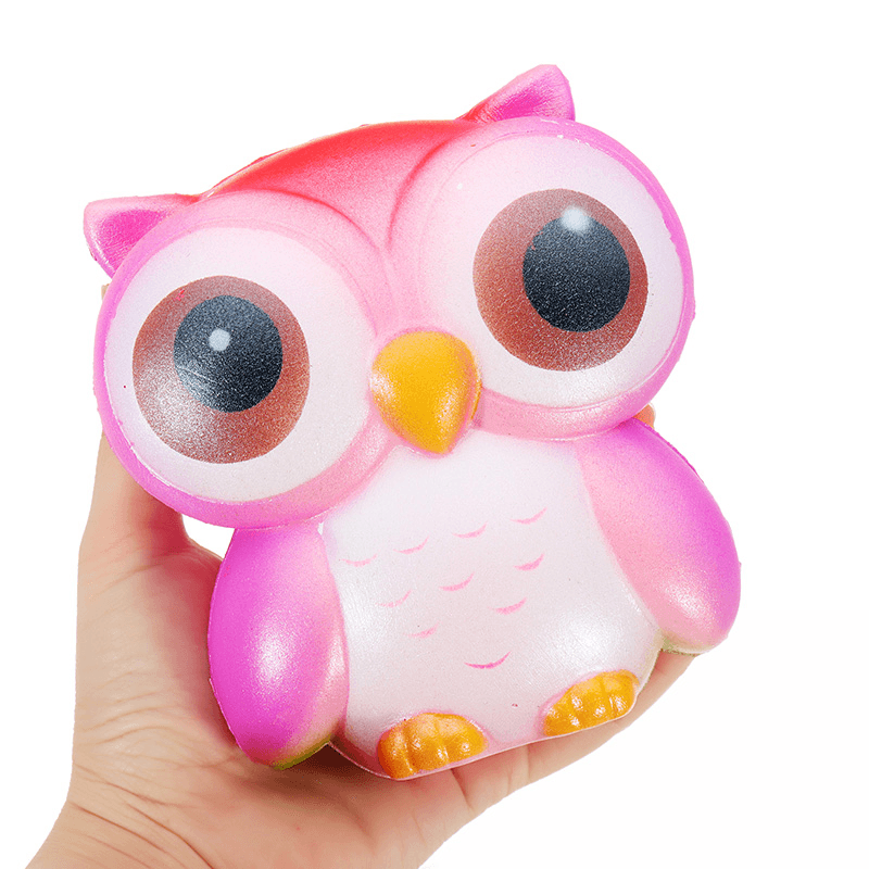 Galaxy Owl Squishy 12.5*12*7Cm Sweet Soft Slow Rising Collection Gift Decor Toy Original Packaging