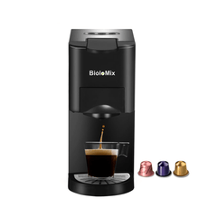 Biolomix BK-513 Coffee Machine 1450W 3-In-One Capsule Coffee Machine Ground Coffee