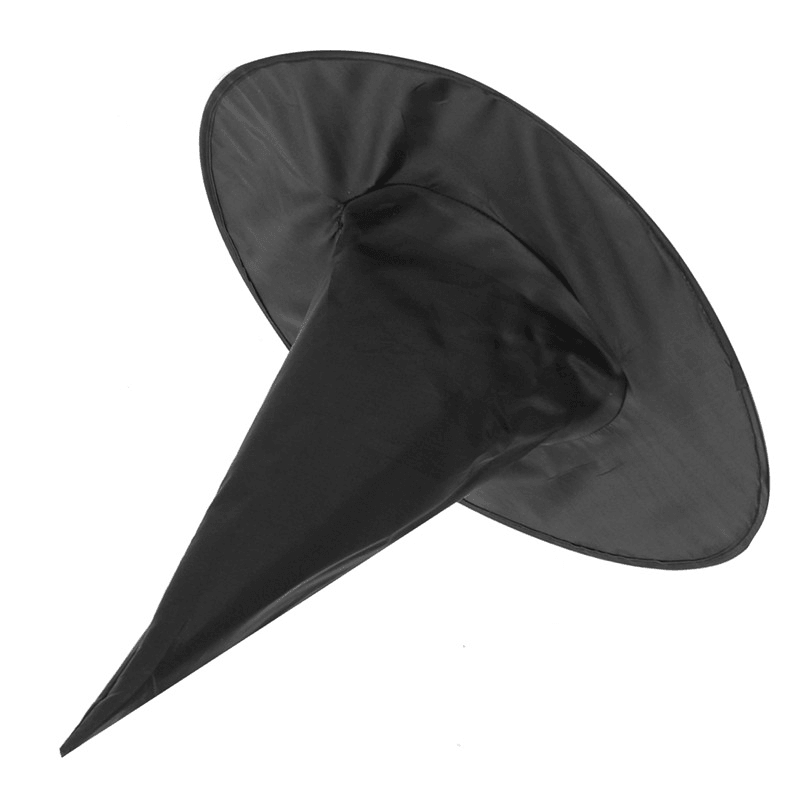 3Pcs Halloween Witch Black Pointy Hat Adult Kids Cosplay 37 X38Cm