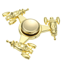 Electroplating Zinc Alloy Spacecraft Finger Spinning Ultra Durable High Speed 3-6 Mins Spins Precisi