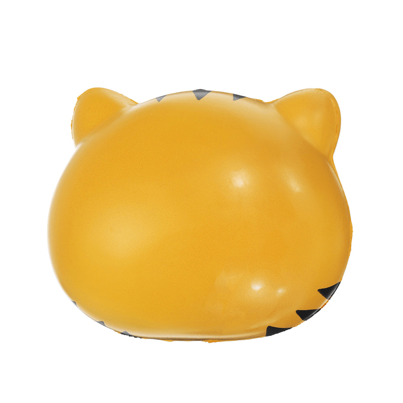 Oriker Squishy Tiger Face Ball Bun 10Cm Soft Sweet Slow Rising Original Packaging Collection Gift