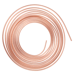 25Ft Copper Brake Line Pipe Hose Kit 10 Male & 10 Female Nuts Joiner Joint 3/16 Union