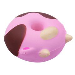 Cartoon Cow Donut Cake Squishy 8CM Slow Rising with Packaging Collection Gift Soft Toy