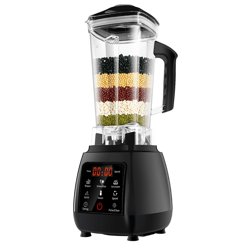 GEMAT 2L Automatic LED Screen Blender Professional Breakfast Food Processor Machine Ice Cream Fruit Milkshake Juicer Blender