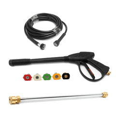 4000PSI High Pressure Spray Guns Wand Lance Water Washer Pump Extend Wand 5M Hose