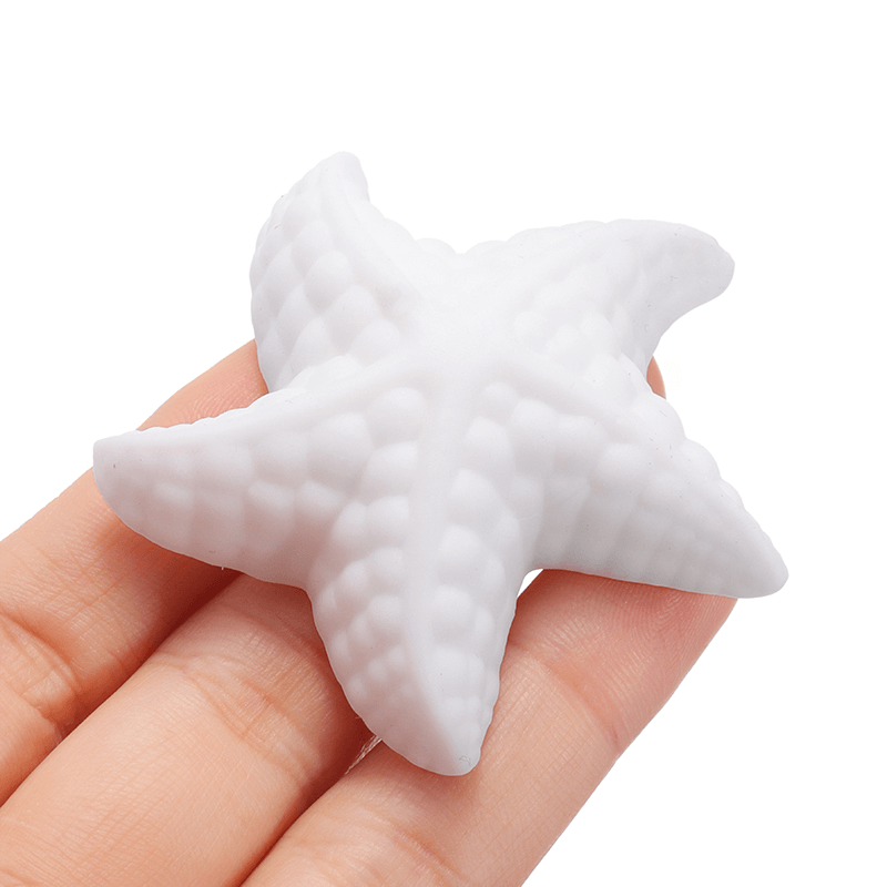 Pink White Starfish Mochi Squishy Squeeze Healing Toy Kawaii Collection Stress Reliever Gift Decor