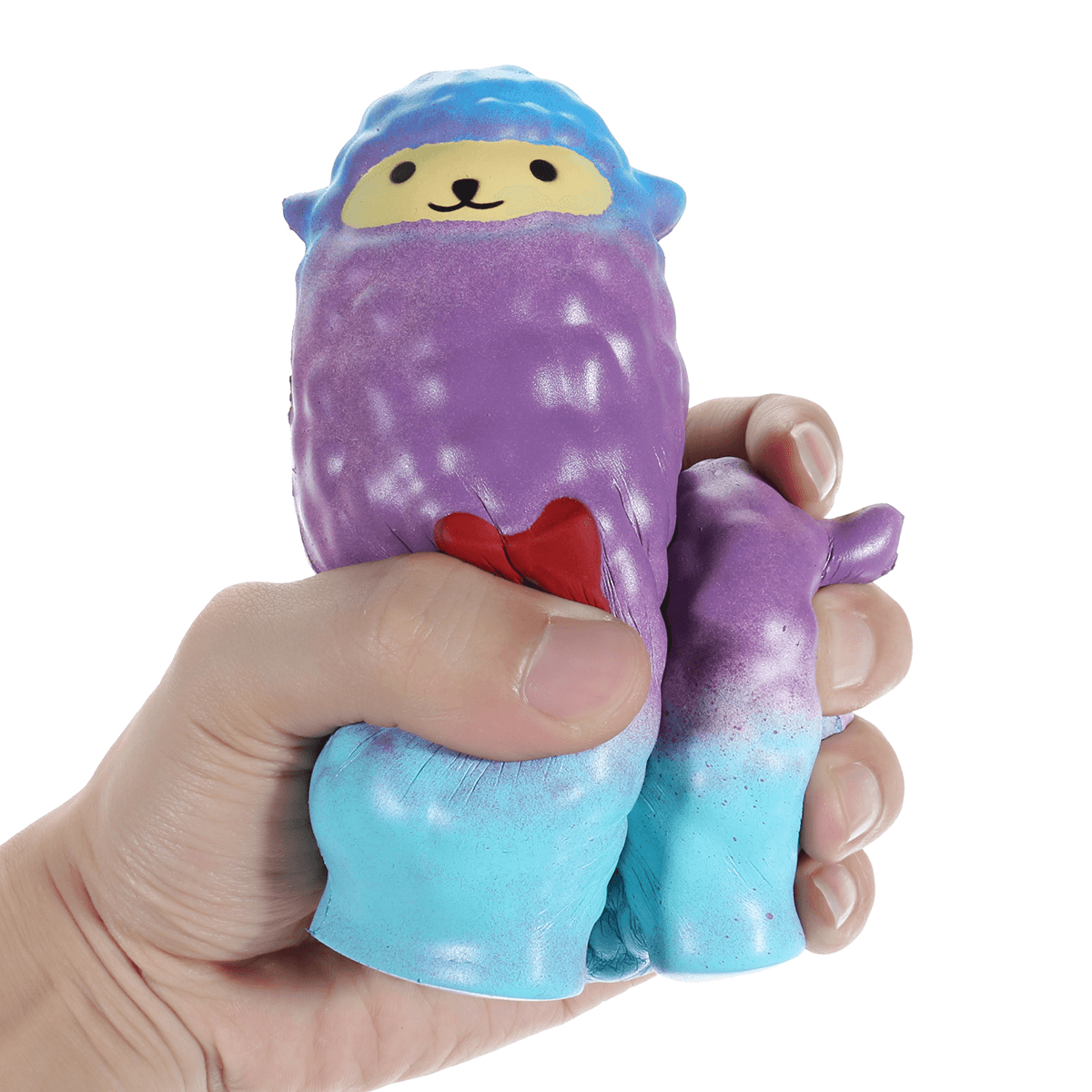 16CM Jumbo Squishy Niedliche Alpaka-Galaxie Super langsam aufsteigendes, duftendes, lustiges Tierspielzeug