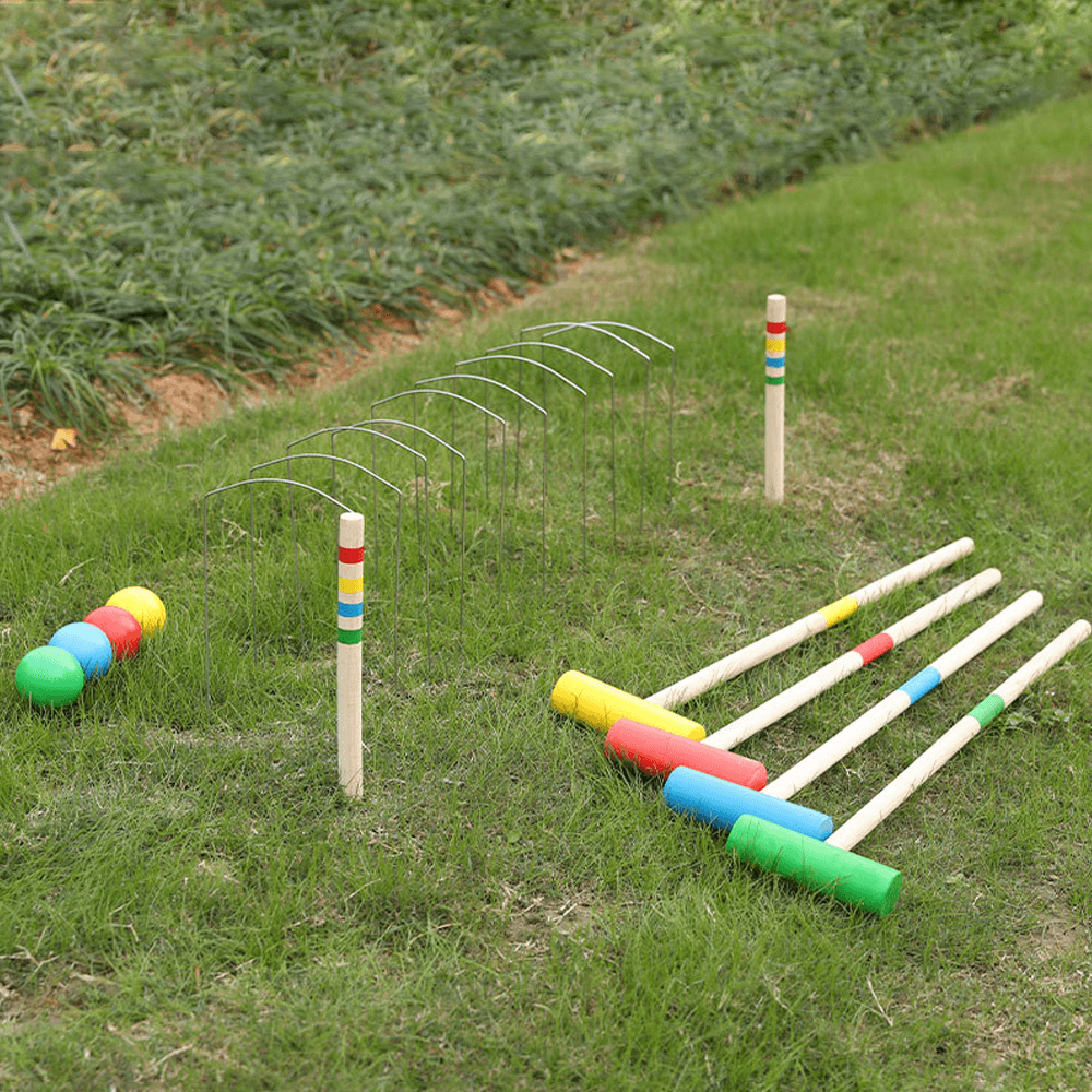 Holz Golf Club Home Party Kindergarten Outdoor Fitness Sport Spielen Puzzle Pädagogisches Spielzeug Set für Kinder Erwachsene Geschenk