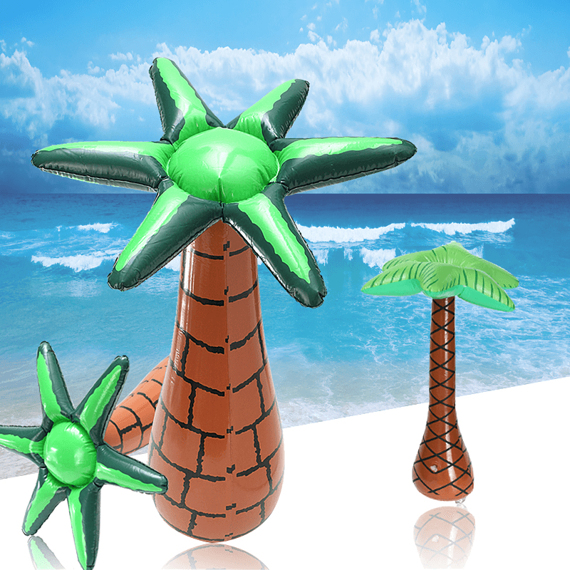 Inflatable Coconut Tree Beach Swimming Pool Toys Summer Decoration 60Cm