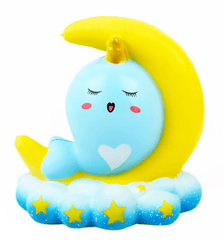 Sanqi Elan 16CM Animal Squishy Unicorn Moon Narwhale Slow Rebound with Packaging Gift Collection