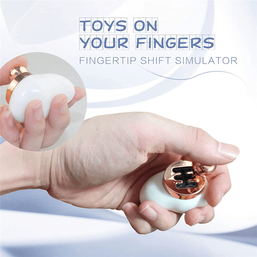 Mini Fingertips Decompression Artifact Simulation Car Changing Gear Manual Gear Shift Novelty Anti-Stress Fidget Toys Spinner Toys for Kids and Adults