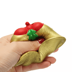 Chamäleon Squishy Christmas Jingle Bell Langsam steigendes Spielzeug mit Verpackung Kinder Weihnachtsgeschenk Dekor