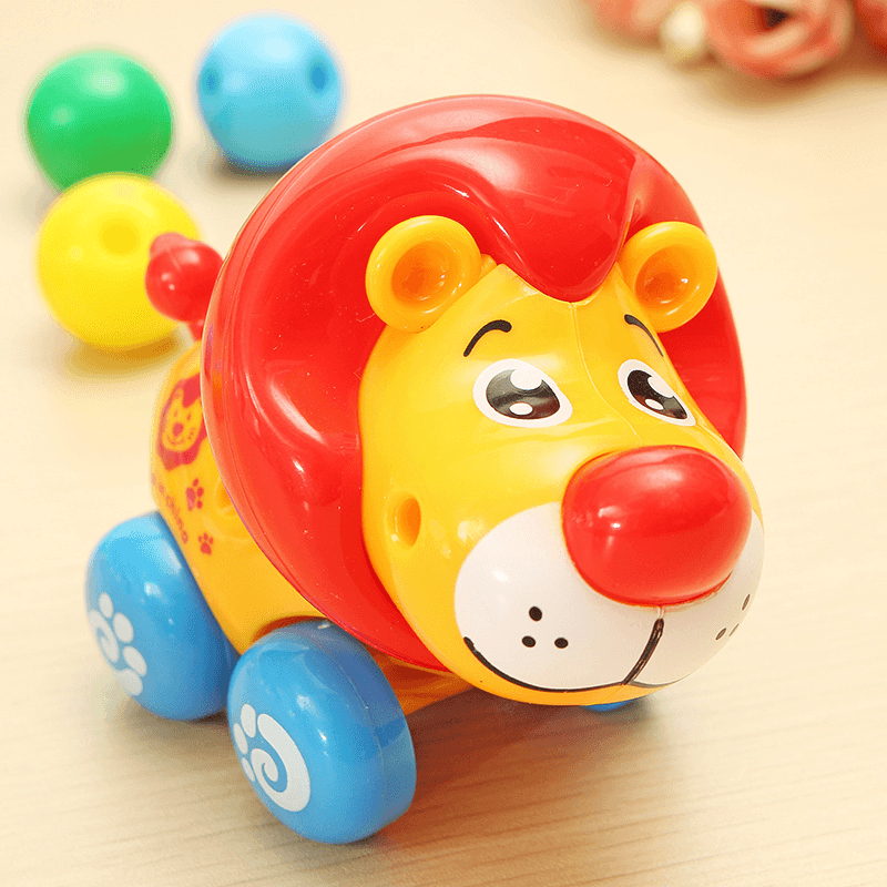 Chain Baby Walking Lion Super Sprouting Animal Wind up Children Educational Toys