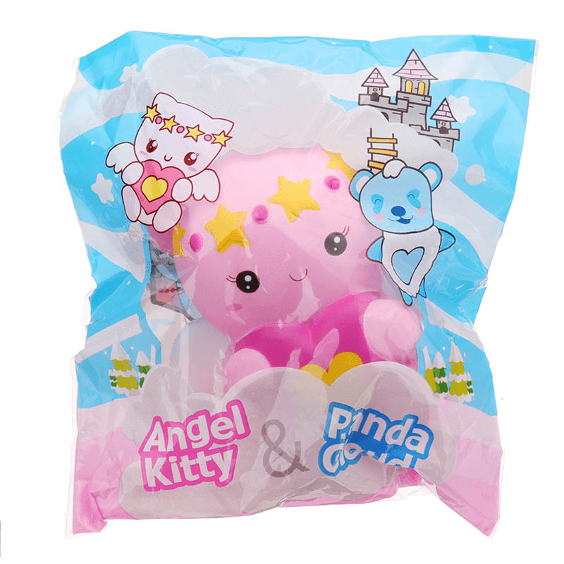 Creamiicandy Yummiibear Angel Kitty Panda Cloud Licensed Squishy 14Cm with Packaging Collection Gift Soft Toy