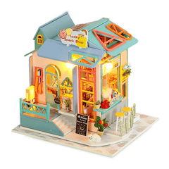 Iie Create K-061/K-062 Hand-Assembled Doll House Model Toys for Girlfriends and Children Decoration with Furniture and Dust Cover Indoor Toys